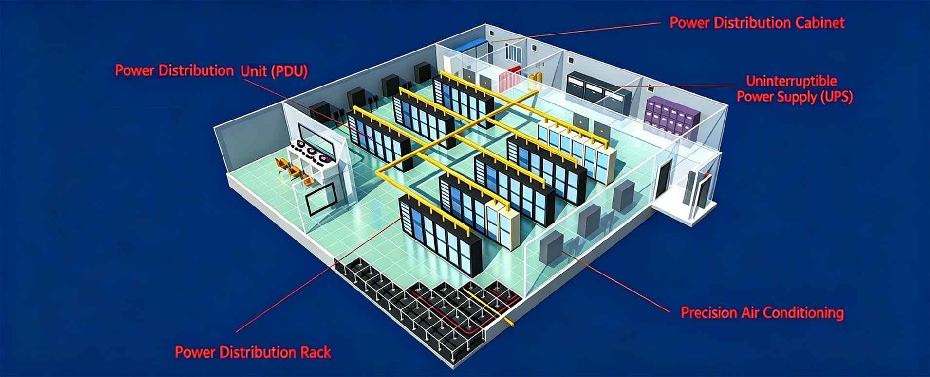 Solução de Distribuição de Energia para Data Center