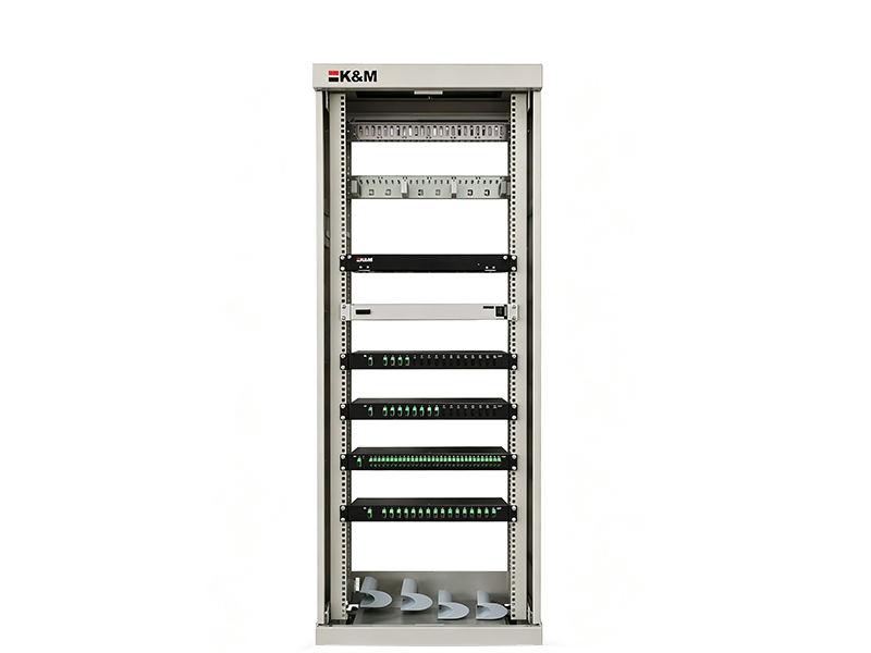 Rack aberto K&M_ETSI de 19 polegadas (2000x600x600)