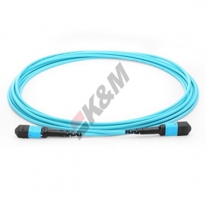 Fibra óptica Jumper 8 fibra OM3 MTP