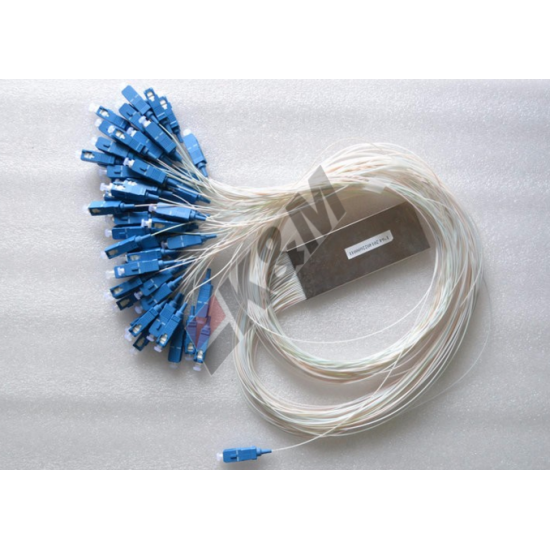 1 x 32 SCPC Mini tipo PLC fibra óptica divisor